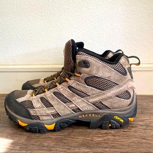 Merrell Men's Moab 2 Mid Ventilator Vibram Outdoor Hiking Shoes,Walnut, Size 11